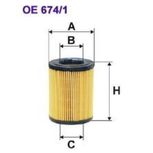 Купить OE674/1 Filtron Масляный фильтр в интернет-магазине Ravta – самая низкая цена
