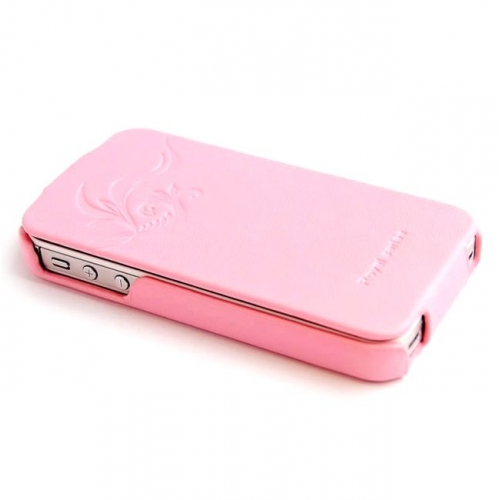 Купить Кожаный чехол HOCO Earl leather case для iPhone 4/4s (нежно-розовый) в интернет-магазине Ravta – самая низкая цена