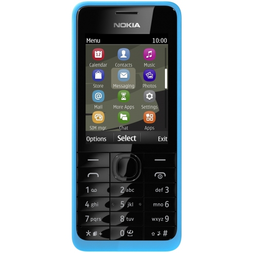 Купить Мобильный телефон Nokia 301 DS (циан) в интернет-магазине Ravta – самая низкая цена