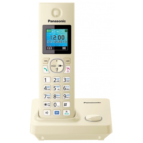 Купить Телефон DECT Panasonic KX-TG7851RUJ (бежевый) в интернет-магазине Ravta – самая низкая цена