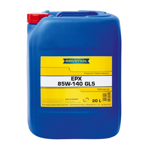 Купить Трансмиссионное масло RAVENOL Getriebeoel EPX SAE 85W-140 GL 5 (20л) в интернет-магазине Ravta – самая низкая цена