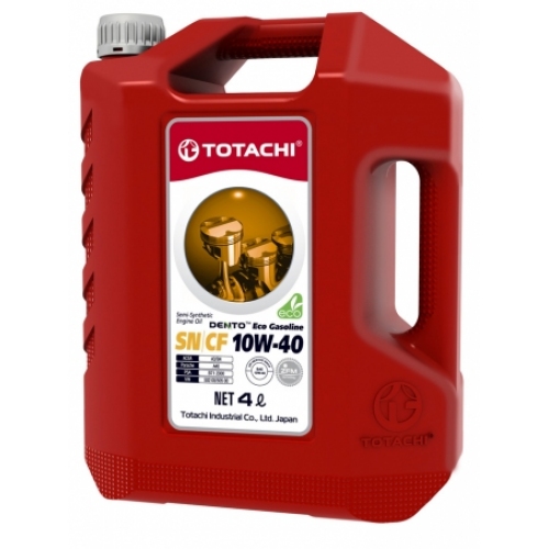 Купить Моторное масло TOTACHI DENTO Eco Gasoline Semi-Synthetic API SN/CF 10W-40 (4л) в интернет-магазине Ravta – самая низкая цена