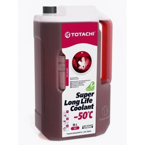 Купить Охлаждающая жидкость TOTACHI SUPER LLC RED -50C 5л в интернет-магазине Ravta – самая низкая цена