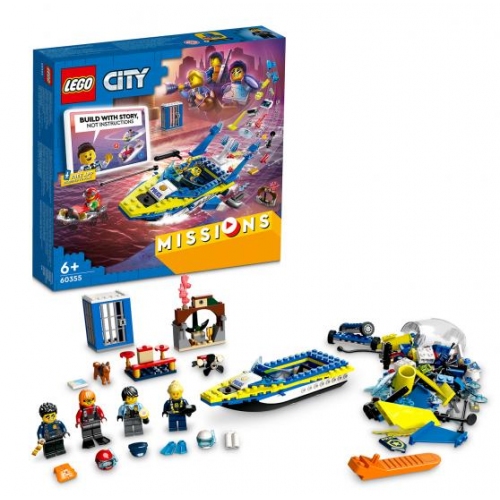 Купить LEGO. Конструктор 60355 "City Water Police Detective Missions" (Детективные миссии водной полиции) в интернет-магазине Ravta – самая низкая цена