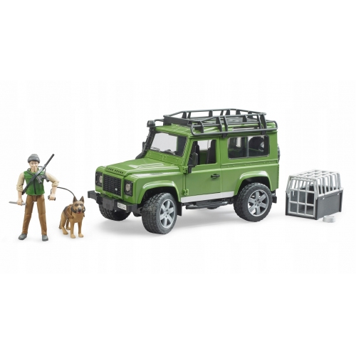 Купить Bruder 02587 "Внедорожник Land Rover Defender" с фигуркой и собакой (фикс. цена) в интернет-магазине Ravta – самая низкая цена