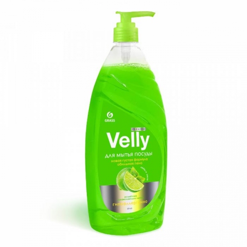 Купить Средство для мытья посуды "Velly" Premium лайм и мята, 1л (12шт/уп) в интернет-магазине Ravta – самая низкая цена