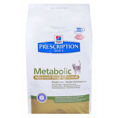 Купить Диетический корм Hill's Metabolic для Кошек - Улучшение метаболизма (коррекция веса), 1,5кг в интернет-магазине Ravta – самая низкая цена
