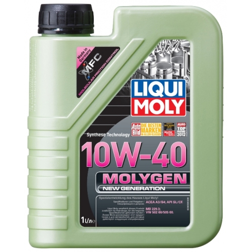 Купить 9059 LiquiMoly НС-синт.мот.масло Molygen New Generation 10W-40 SL/CF;A3/B4 (1л) в интернет-магазине Ravta – самая низкая цена