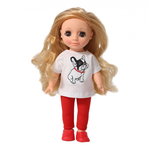 Купить Весна. Кукла "Ася с бульдожкой"  (28см) арт.В3970 в интернет-магазине Ravta – самая низкая цена
