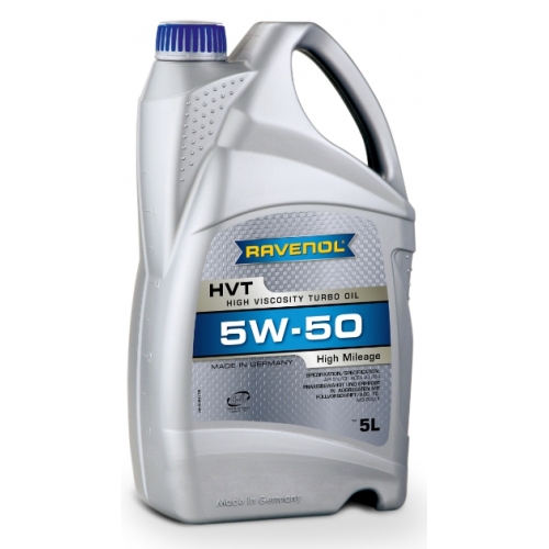 Купить Моторное масло RAVENOL HVT High Viscosity Turbo Oil SAE5W-50 ( 5л) в интернет-магазине Ravta – самая низкая цена