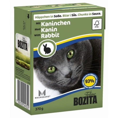 Купить Bozita super premium Кусочки в СОУСЕ для кошек с кроликом (Rabbit) 0,37кг в интернет-магазине Ravta – самая низкая цена
