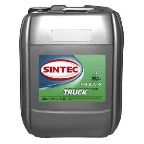 Купить Масло моторное Sintec TRUCK 10W-40 CI-4/SL (20л) в интернет-магазине Ravta – самая низкая цена