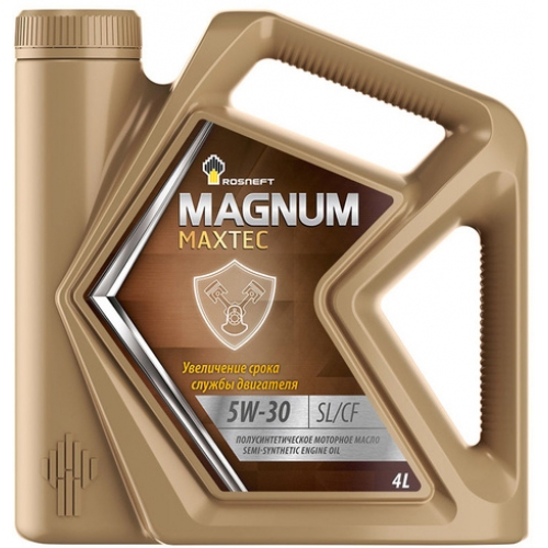 Купить Масло моторное ROSNEFT Magnum Maxtec 5W-30 (4л) (40814849/40814842) в интернет-магазине Ravta – самая низкая цена