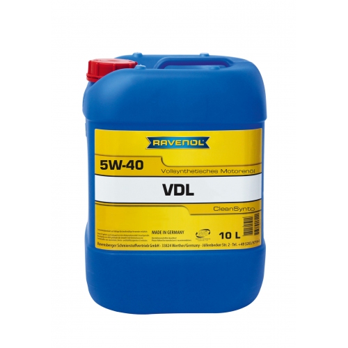 Купить Моторное масло RAVENOL VDL SAE 5W-40 (10л) в интернет-магазине Ravta – самая низкая цена