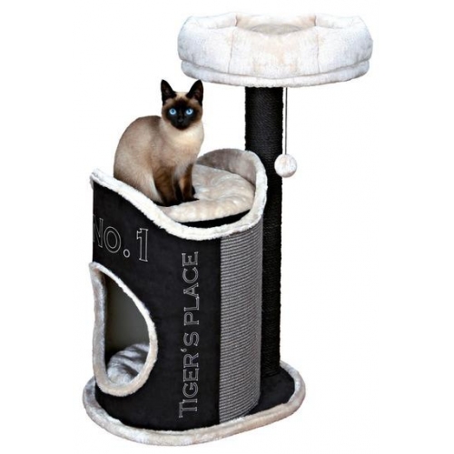 Купить Домик TRIXIE для кошки "Susana" 90 см, иск. замша/плюш, черный в интернет-магазине Ravta – самая низкая цена