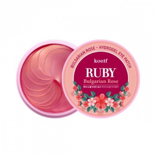 Купить 802605 Гидрогелевые патчи для глаз "Рубин и болгарская роза", KOELF в интернет-магазине Ravta – самая низкая цена