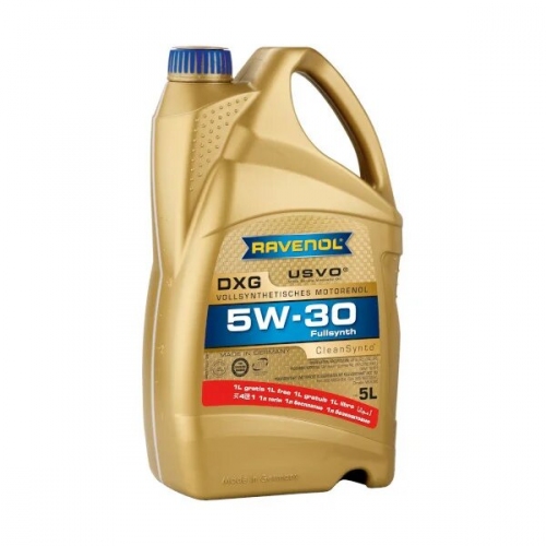 Купить Моторное масло RAVENOL DXG SAE 5W-30 ( 5л) new в интернет-магазине Ravta – самая низкая цена