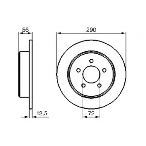 Купить (0986479102) Bosch Диск торм передн в интернет-магазине Ravta – самая низкая цена