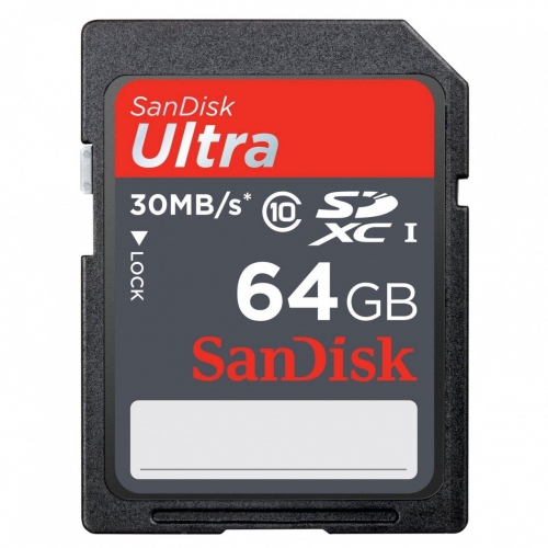 Купить Карта памяти Sandisk Ultra SDXC SDSDU-064G-U46 Class10 (64Gb) в интернет-магазине Ravta – самая низкая цена