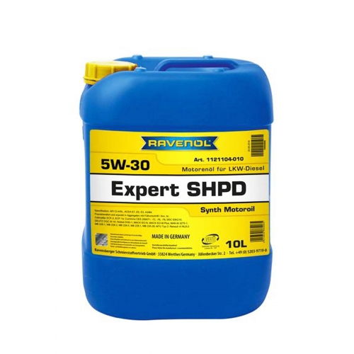 Купить Моторное масло RAVENOL Expert SHPD SAE 5W-30 (10л) в интернет-магазине Ravta – самая низкая цена