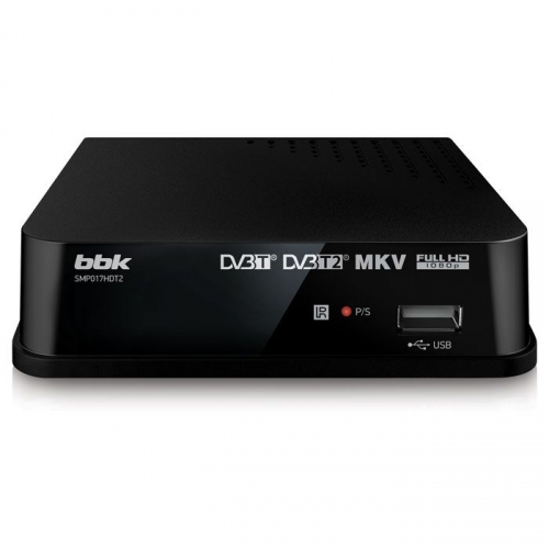 Купить Цифровой ресивер BBK SMP017HDT2 черн в интернет-магазине Ravta – самая низкая цена