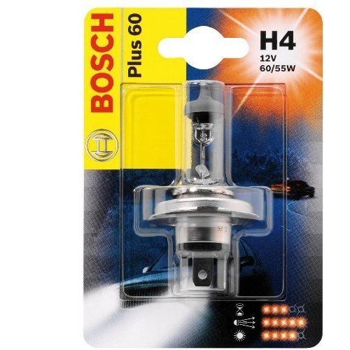 Купить (1987301040) Bosch Лампа 60/55w h4 plus60 блистер 1 шт в интернет-магазине Ravta – самая низкая цена