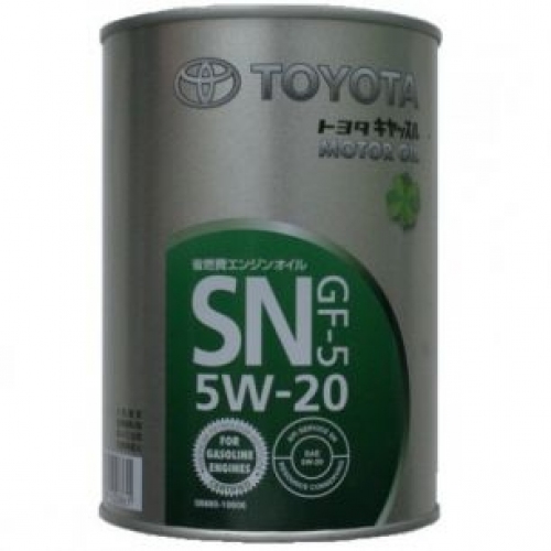 Купить Масло TOYOTA MOTOR OIL SN/GF-5 5/20 (1л) в интернет-магазине Ravta – самая низкая цена