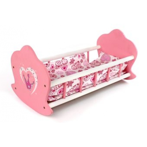 Купить Mary Poppins. Кроватка-люлька "Корона" с постелькой арт.67115/48376 (дерево) в интернет-магазине Ravta – самая низкая цена