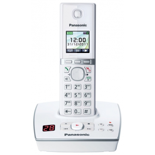Купить Телефон DECT Panasonic KX-TG8061 (белый) в интернет-магазине Ravta – самая низкая цена