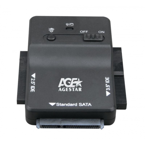 Купить Внешний корпус AgeStar 3FBCP1 переходник USB3.0 2.5" SSD + 2.5"/3.5"IDE+2.5"/3.5"SATA в интернет-магазине Ravta – самая низкая цена