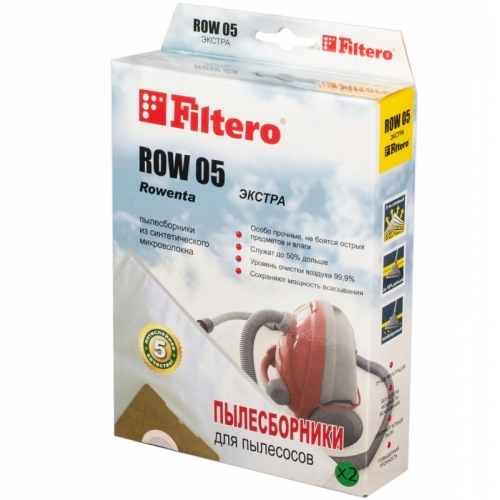 Купить Пылесборники Filtero ROW 05 (2) ЭКСТРА в интернет-магазине Ravta – самая низкая цена