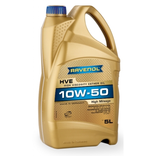 Купить Моторное масло RAVENOL HVE High Viscosity Ester Oil SAE10W-50 ( 5л) в интернет-магазине Ravta – самая низкая цена