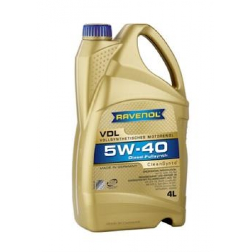 Купить Моторное масло RAVENOL VDL SAE 5W-40 ( 4л) в интернет-магазине Ravta – самая низкая цена