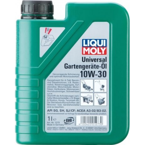 Купить Масло Liqui Moly Universal 4-Takt Gartengerate-Oil 10W 30 (1л) в интернет-магазине Ravta – самая низкая цена