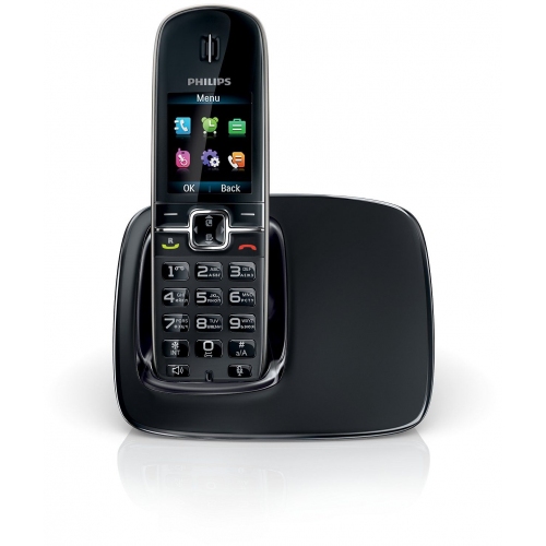 Купить Телефон DECT Philips CD4911B (черный) в интернет-магазине Ravta – самая низкая цена