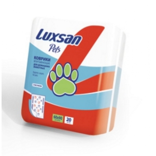 Купить Luxsan Пеленки для животных 60*90см,20шт. (100% целлюлоза) 3690202 в интернет-магазине Ravta – самая низкая цена