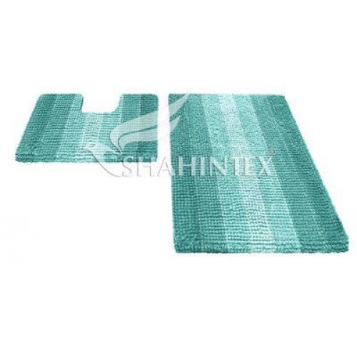 Купить Набор ковриков для ванной Shahintex Multimakaron голубой 600*900мм+500*600мм 00933926 в интернет-магазине Ravta – самая низкая цена