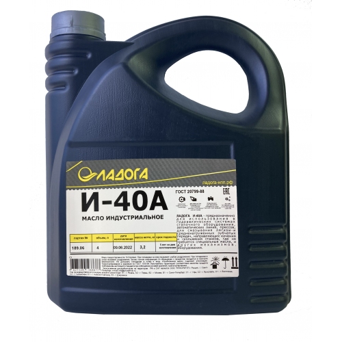 Купить Масло ЛАДОГА ЭКО индустриальное И-40А (4 л. / 3,24 кг.) в интернет-магазине Ravta – самая низкая цена