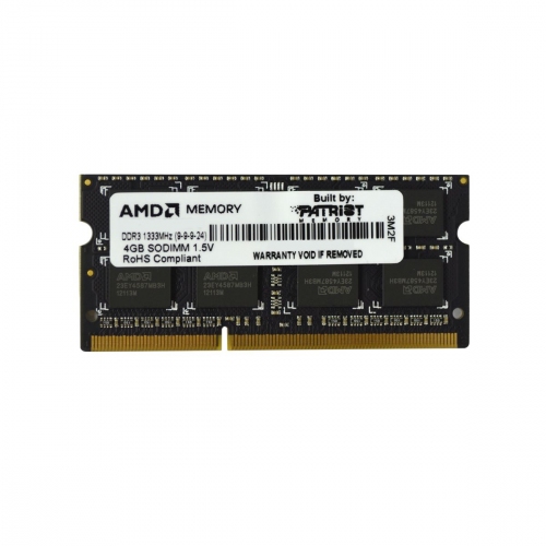 Купить Память SO-DDR3 4096Mb 1333MHz AMD (AE34G1339S2-UO) OEM в интернет-магазине Ravta – самая низкая цена