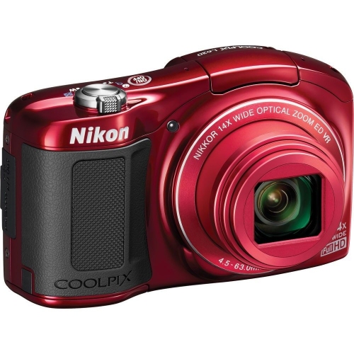 Купить Фотоаппарат Nikon Coolpix L620 (красный) в интернет-магазине Ravta – самая низкая цена