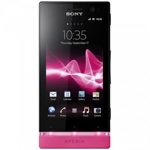 Купить Смартфон Sony ST25 Xperia U (черный/розовый) в интернет-магазине Ravta – самая низкая цена