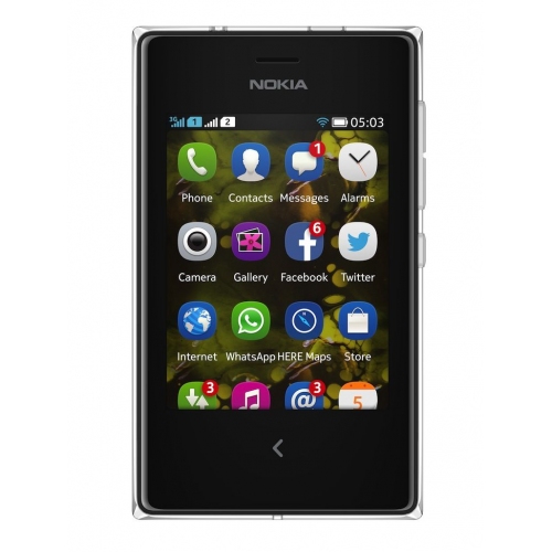 Купить Мобильный телефон Nokia 501 DS (белый) в интернет-магазине Ravta – самая низкая цена