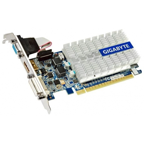 Купить Видеокарта GIGABYTE GeForce 210 64B GV-N210SL-1GI 1Гб PCIE16 GDDR3 в интернет-магазине Ravta – самая низкая цена