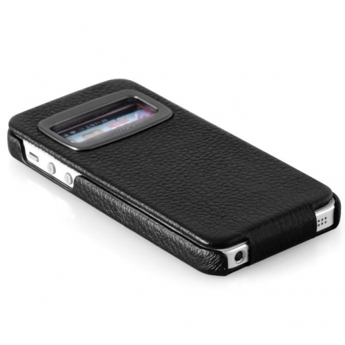 Купить Кожаный чехол HOCO Marquess Сlassic leather case для iPhone 5 (черный) в интернет-магазине Ravta – самая низкая цена