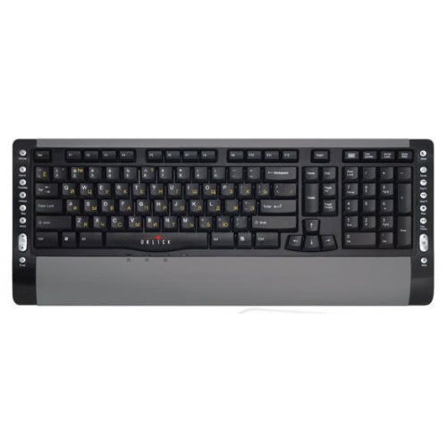 Купить Клавиатура Oklick 410M Black/Silver mmedia PS/2 + USB Port в интернет-магазине Ravta – самая низкая цена