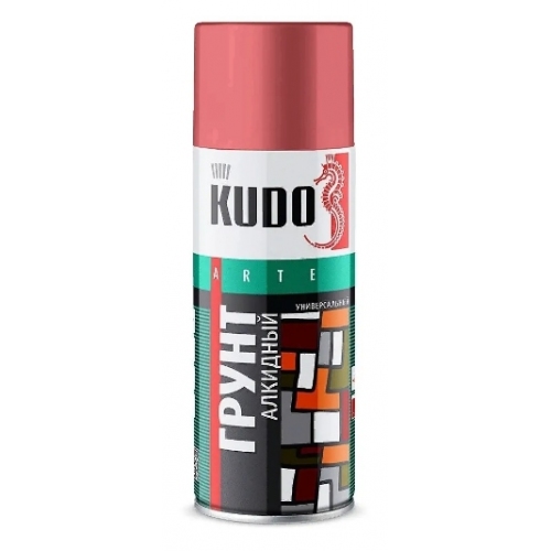 Купить KU-2002 Kudo Грунт -  красно-коричневый алкидный (520 мл/ аэр)  в интернет-магазине Ravta – самая низкая цена