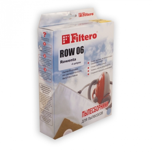 Купить Пылесборник Filtero ROW 06 (4) экстра в интернет-магазине Ravta – самая низкая цена