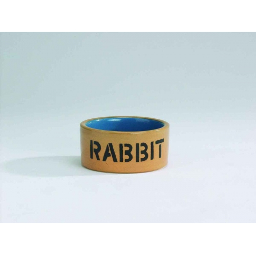 Купить Миска керамическая для кролика бежево-голубая 11,5см в интернет-магазине Ravta – самая низкая цена
