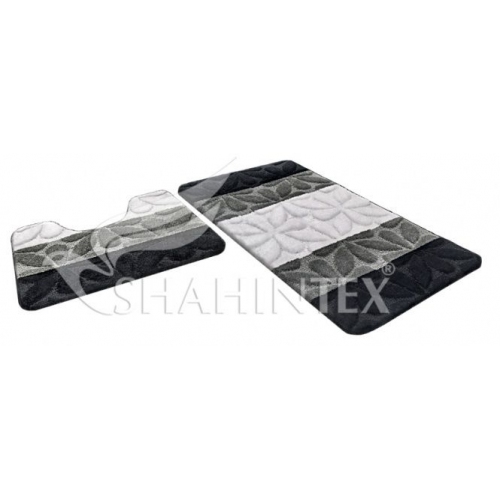 Купить Набор ковриков для ванной Shahintex PP Mix 4К черный 500*800мм+500*500мм 00933941 в интернет-магазине Ravta – самая низкая цена