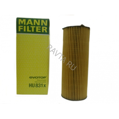 Купить HU 831 x Mann Фильтр масляный   в интернет-магазине Ravta – самая низкая цена
